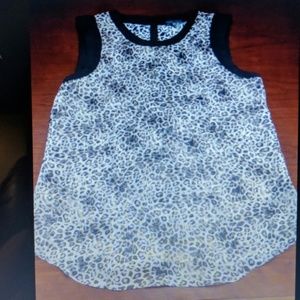 NWOT Vince Camuto leopard print sleeveless top